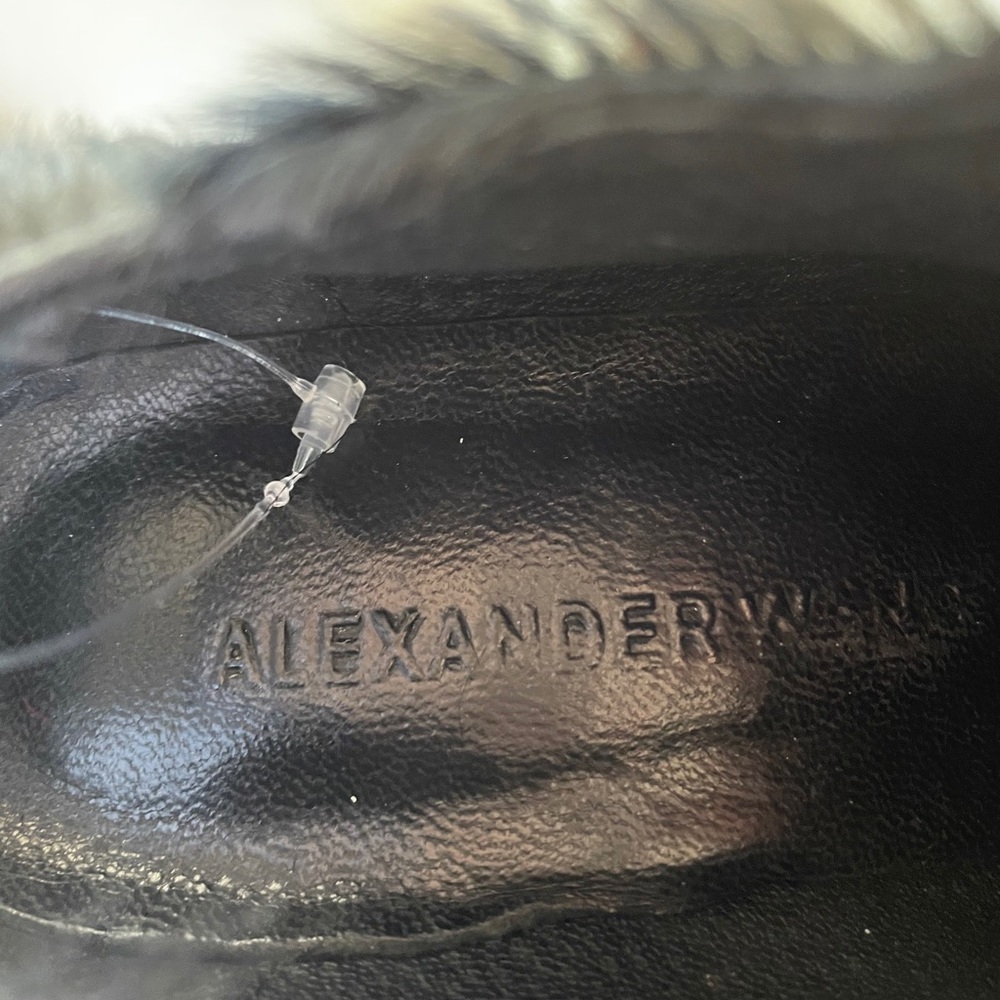 Alexander Wang Black Calf hair Wedge Oxfords - Picture 5 of 11